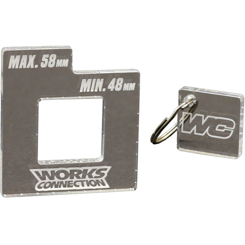 WORKS CONNECTION YAMAHA YZ125 / 250 06-27 48MM-58MM CHAIN GAUGE