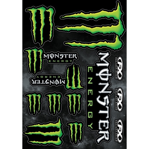 FACTORY EFFEX FX MONSTER ENERGY STICKER SHEET