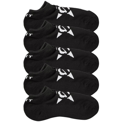 UNIT NO SHOW BLACK MENS SOCKS - 11-14