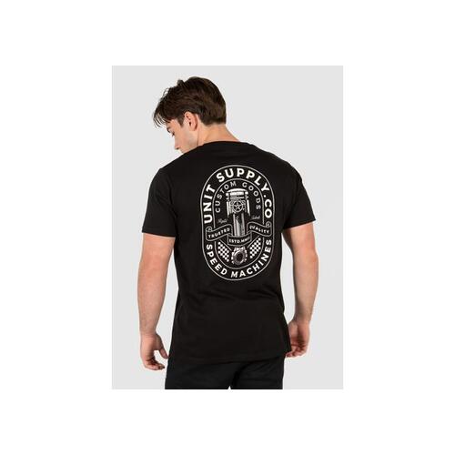 UNIT FASTLANE BLACK TEE - MD