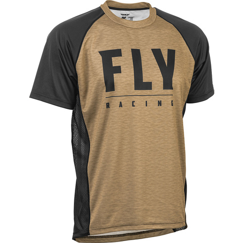 FLY RACING MTB SUPER D KHAKI BLACK JERSEY - MD
