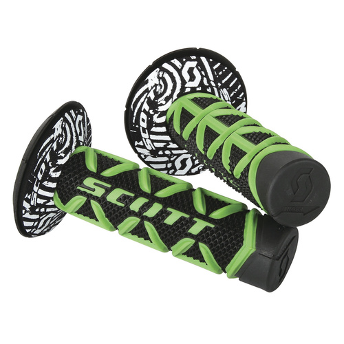 SCOTT DIAMOND GREEN/BLACK DOUBLE DENSITY GRIPS