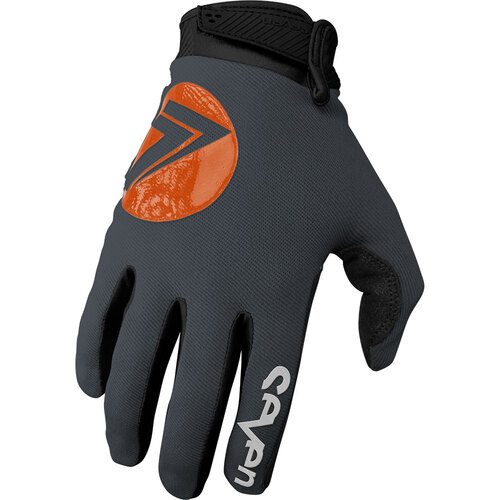 SEVEN 22.1 ANNEX 7 DOT CHARCOAL KIDS GLOVES - 2XS