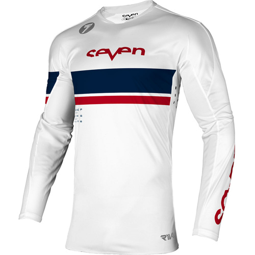 SEVEN 21.2 RIVAL VANQUISH WHITE JERSEY - XL