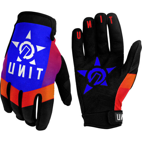 UNIT 2022 CONTENDER BLUE KIDS GLOVES - SM