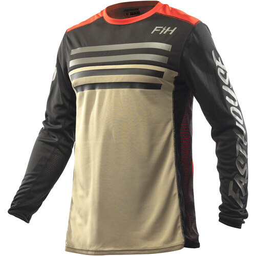 FASTHOUSE GRINDHOUSE TEMPO BLACK / INFRARED JERSEY - S