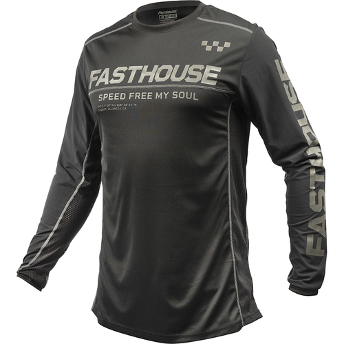 FASTHOUSE SAND CAT BLACK / BLACK OFF-ROAD JERSEY - M
