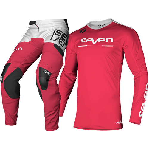 SEVEN 2021 RIVAL RAMPART FLO RED GEAR SET