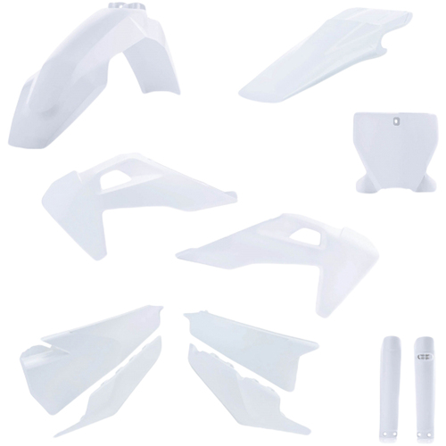 ACERBIS HUSQVARNA TC / FC 19-21 WHITE PLASTICS KIT