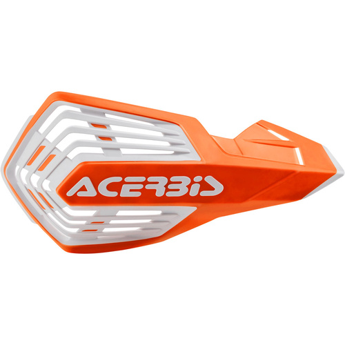 ACERBIS X-FUTURE ORANGE WHITE HAND GUARDS