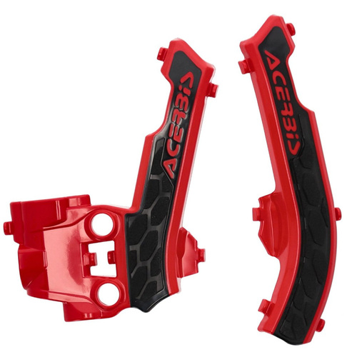 ACERBIS GAS GAS MC50 21-23 RED / BLACK X-GRIP FRAME GUARDS