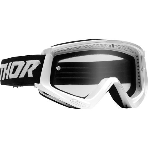 THOR COMBAT RACER WHITE / BLACK KIDS GOGGLES