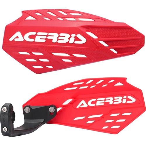 ACERBIS LINEAR RED/WHITE VENTED HANDGUARDS
