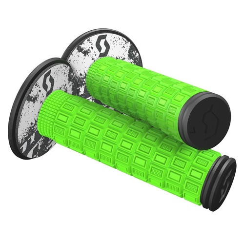 SCOTT MELLOW NEON GREEN/BLACK GRIPS