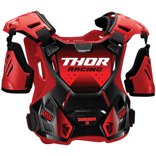 THOR GUARDIAN RED/BLACK KIDS BODY ARMOUR - 2XS/XS