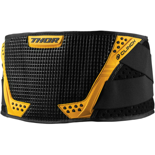 THOR CLINCH BLACK/YELLOW KIDS KIDNEY BELT