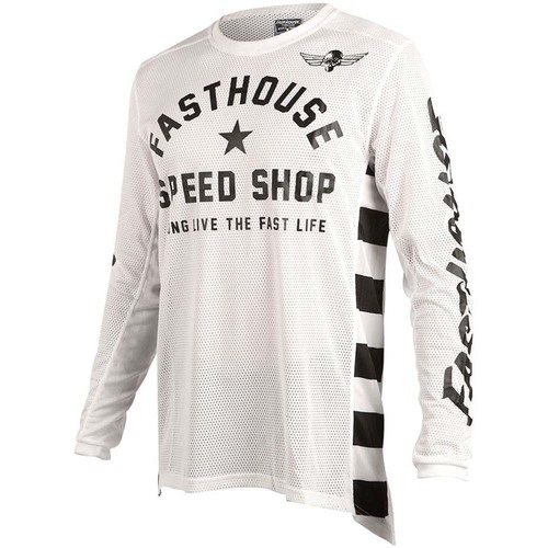 FASTHOUSE 2022 ORIGINALS AIR COOLED WHITE KIDS JERSEY - SM
