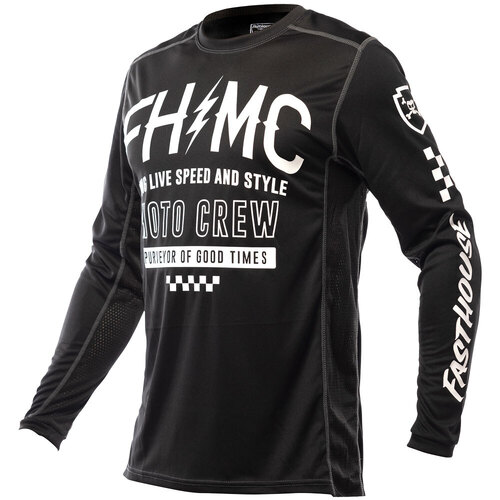 FASTHOUSE 2022 GRINDHOUSE CYPHER BLACK JERSEY - SM