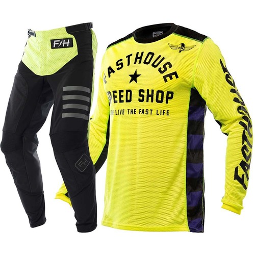 FASTHOUSE 2022 AIR COOLED HI-VIZ / BLACK GEAR SET