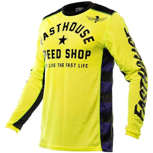 FASTHOUSE 2022 ORIGINALS AIR COOLED HI-VIZ / BLACK KIDS JERSEY - SM