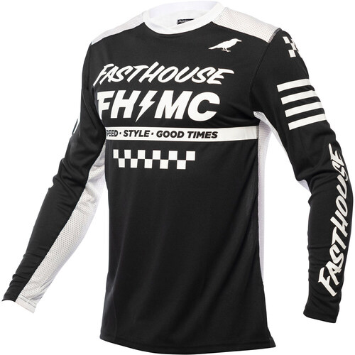 FASTHOUSE 2022 ELROD A / C BLACK JERSEY - MD