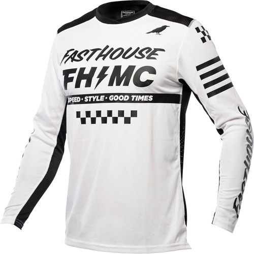 FASTHOUSE 2023 ELROD A / C WHITE JERSEY - SM
