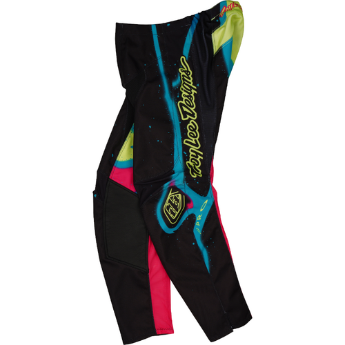 TROY LEE DESIGNS 2025 GP PRO MEMBRANE BLACK / GLO YELLOW KIDS PANTS - 22