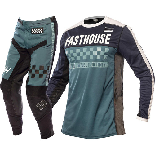 FASTHOUSE 2023 GRINDHOUSE TORINO BLUE / BLACK GEAR SET