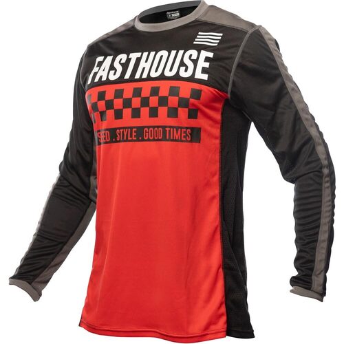 FASTHOUSE 2023 GRINDHOUSE TORINO RED / BLACK JERSEY - S