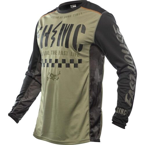 FASTHOUSE 2023 OFFROAD CHARGE DUSTY OLIVE JERSEY - S