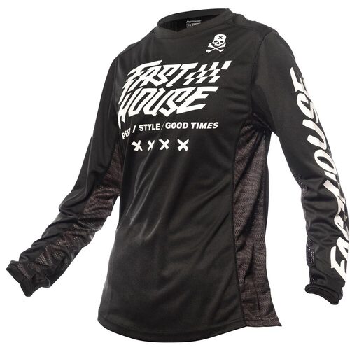FASTHOUSE 2023 GRINDHOUSE RUFIO BLACK WOMENS JERSEY - S