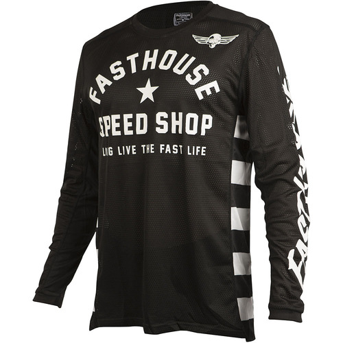 FASTHOUSE 2023 ORIGINALS AIR-COOLED BLACK KIDS JERSEY - XS