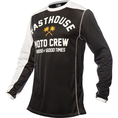FASTHOUSE 2023 GRINDHOUSE HAVEN BLACK / WHITE KIDS JERSEY - XS
