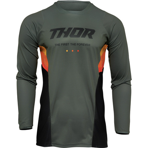 THOR 2022 PULSE REACT ARMY / BLACK JERSEY - MD