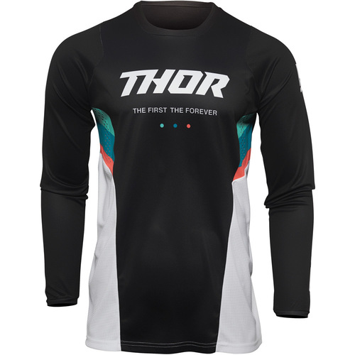 THOR 2022 PULSE REACT WHITE / BLACK JERSEY - XL