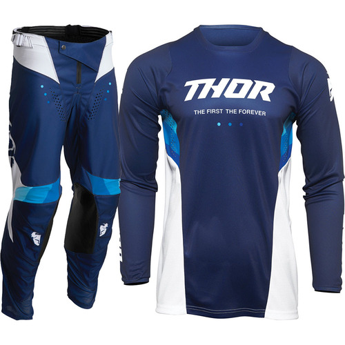 THOR 2022 PULSE REACT NAVY / WHITE GEAR SET