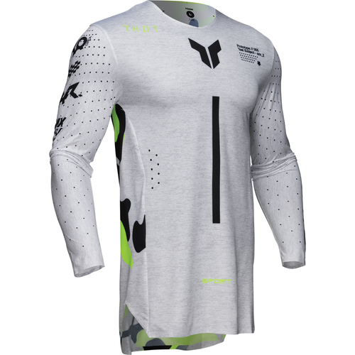THOR 2025 SPORTMODE RIOT WHITE / ACID JERSEY - S