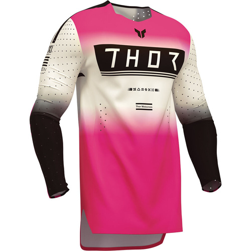 THOR 2026 SPORTMODE GEO VINTAGE WHITE / PINK JERSEY - S