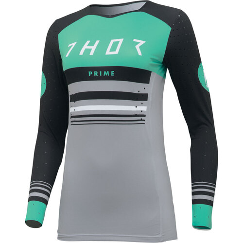 THOR 2024 PRIME BLAZE BLACK / MINT WOMENS JERSEY - XS