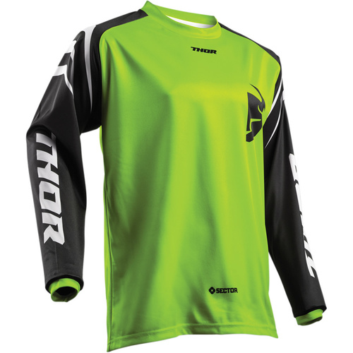 THOR 2019 SECTOR ZONE LIME KIDS JERSEY - XL