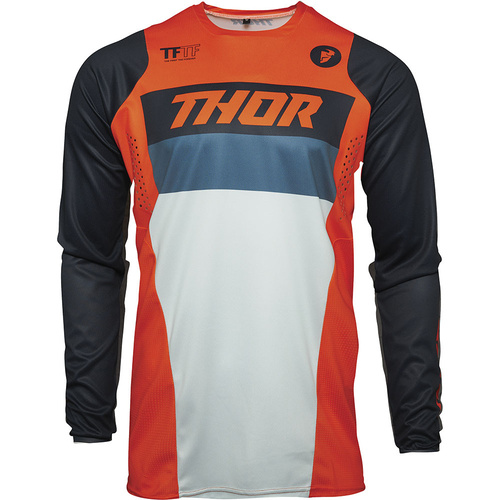 THOR 2021 PULSE RACER ORANGE/MIDNIGHT KIDS JERSEY - SM