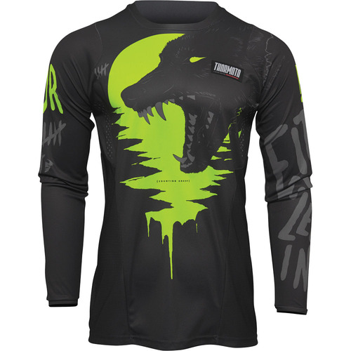 THOR 2022 PULSE COUNTING SHEEP CHARCOAL / ACID KIDS JERSEY - XL