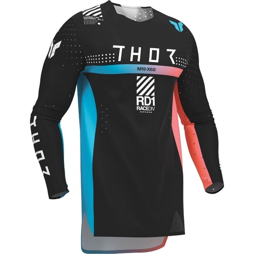 THOR 2026 SPORTMODE SYNTH BLACK KIDS JERSEY - M