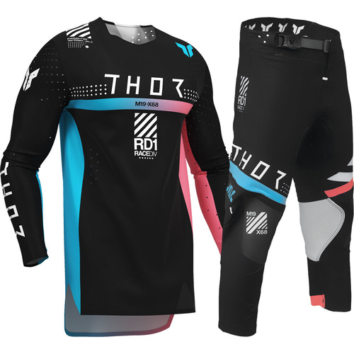 THOR 2026 SPORTMODE SYNTH BLACK KIDS GEAR SET