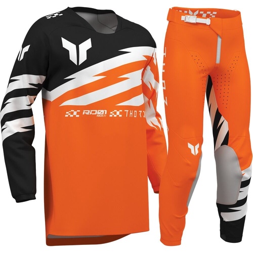 THOR 2027 LAUNCHMODE SHOCKIE FLO ORANGE / BLACK KIDS GEAR SET