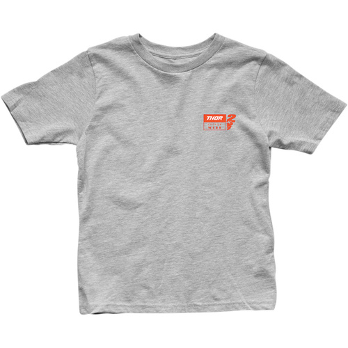 THOR WEBB 2 DARK HEATHER GRAY KIDS TEE - LG