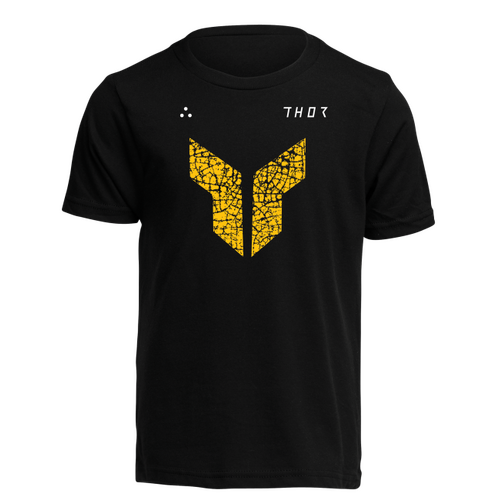 THOR ICONIC DRY LAKE BLACK KIDS TEE - XS