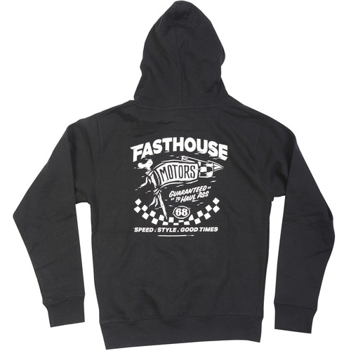 FASTHOUSE ALL OUT BLACK KIDS PULLOVER HOODIE - MD