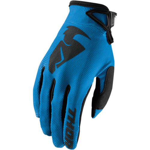THOR 2019 SECTOR BLUE GLOVES - XS