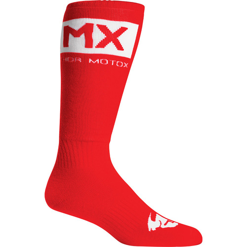 THOR 2022 SOLID RED / WHITE KIDS SOCKS - 1-6